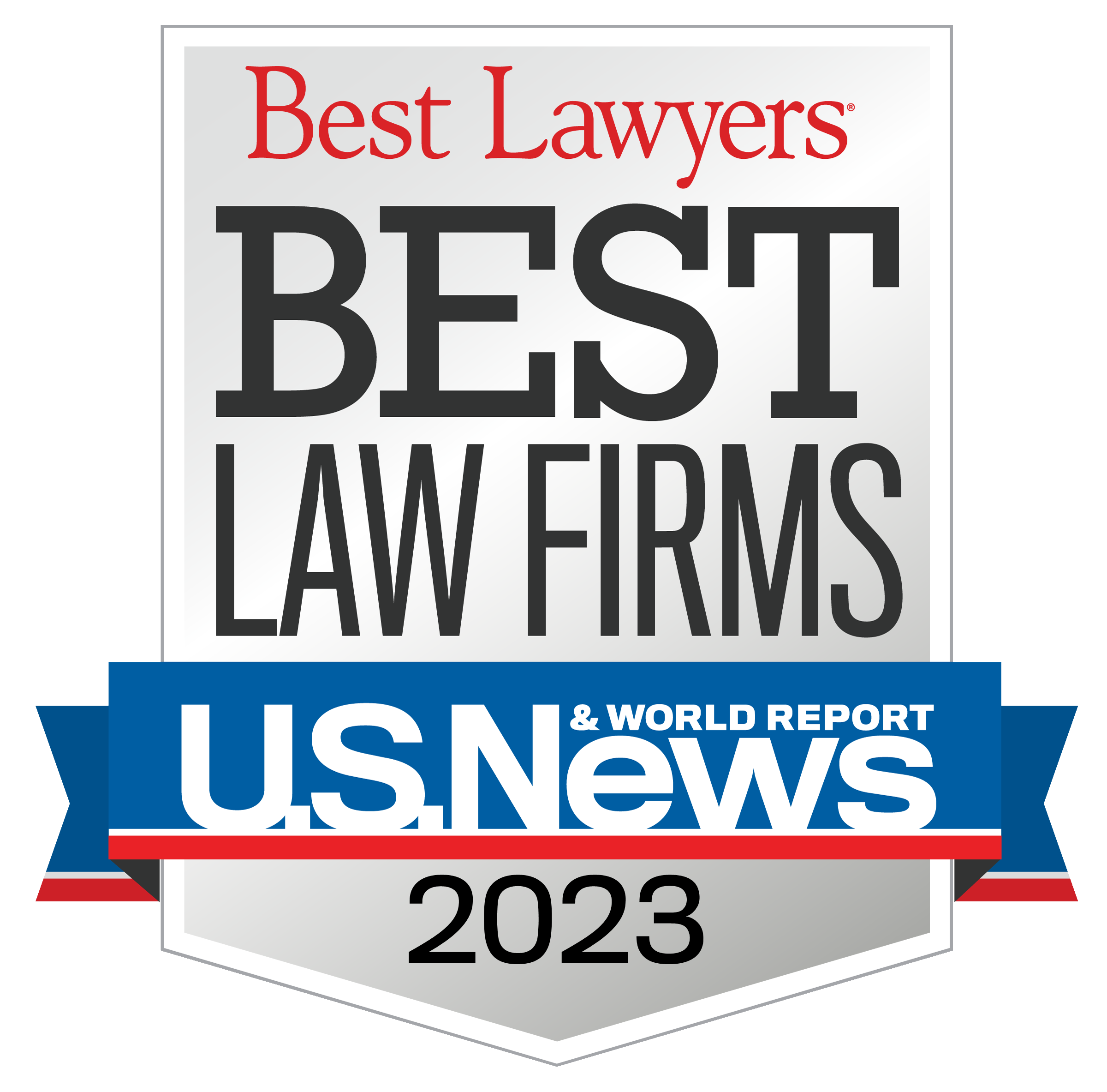 Best Law Firms awarded by U.S. News & World Report Best Lawyers in 2023